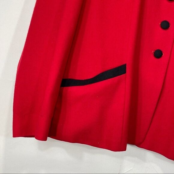 Pendleton Vinyage Red Wool Button Down Suit Blazer - Picture 2 of 11
